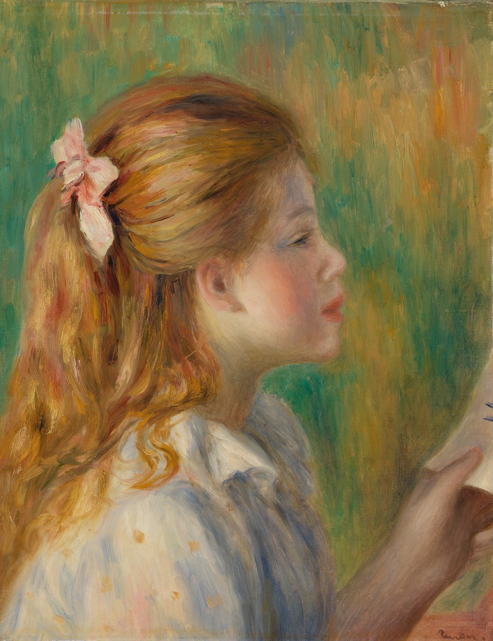 Läsning (La Lecture) av Pierre Auguste Renoir