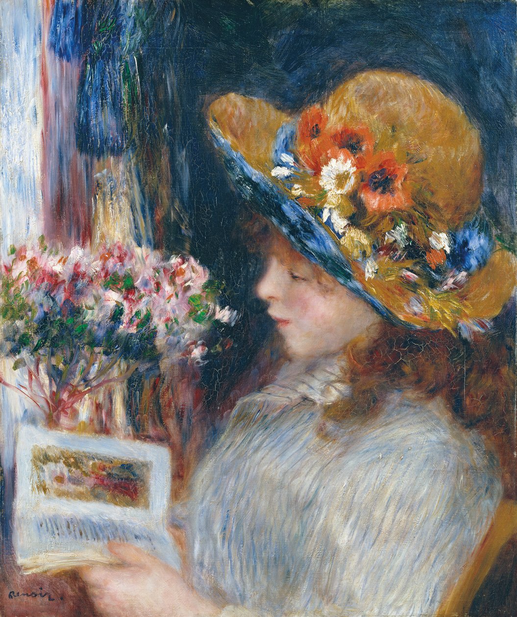 Läsande flicka av Pierre Auguste Renoir
