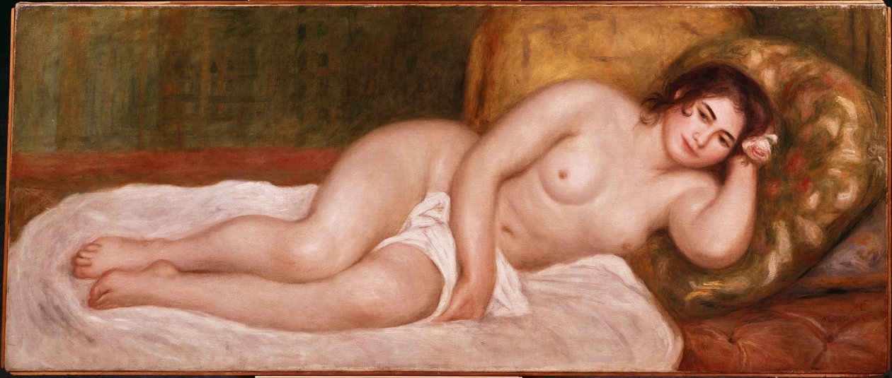 Liggande badare, 1902 av Pierre Auguste Renoir
