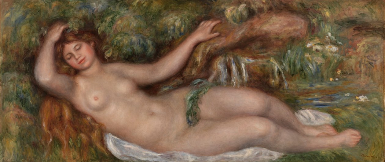 Liggande naken av Pierre Auguste Renoir