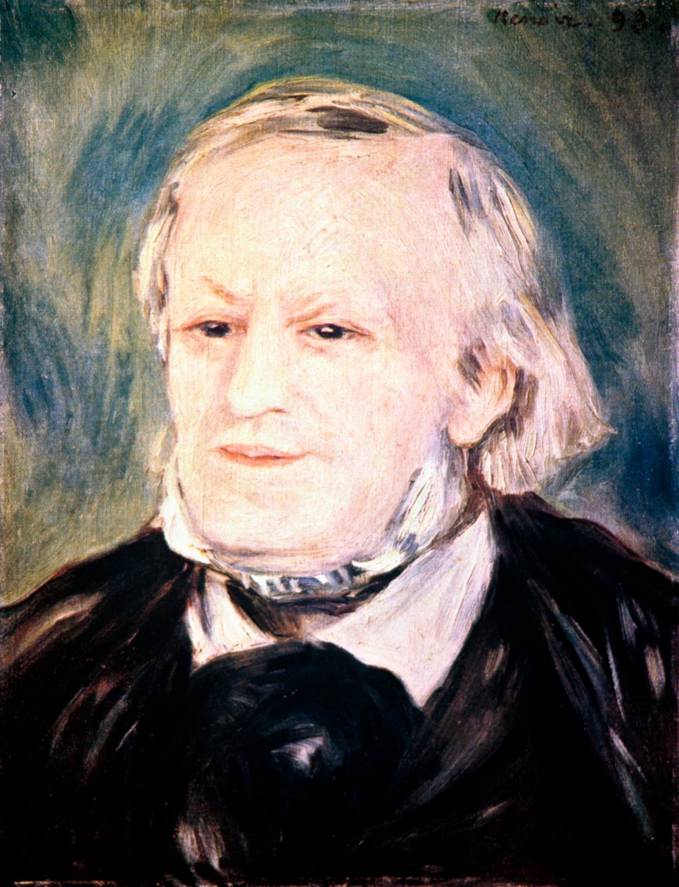Richard Wagner 1813-1883, tysk kompositör, dirigent och essäist, 1882 av Pierre Auguste Renoir