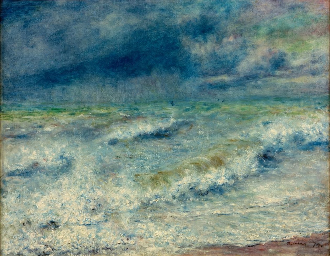 havsbild av Pierre Auguste Renoir