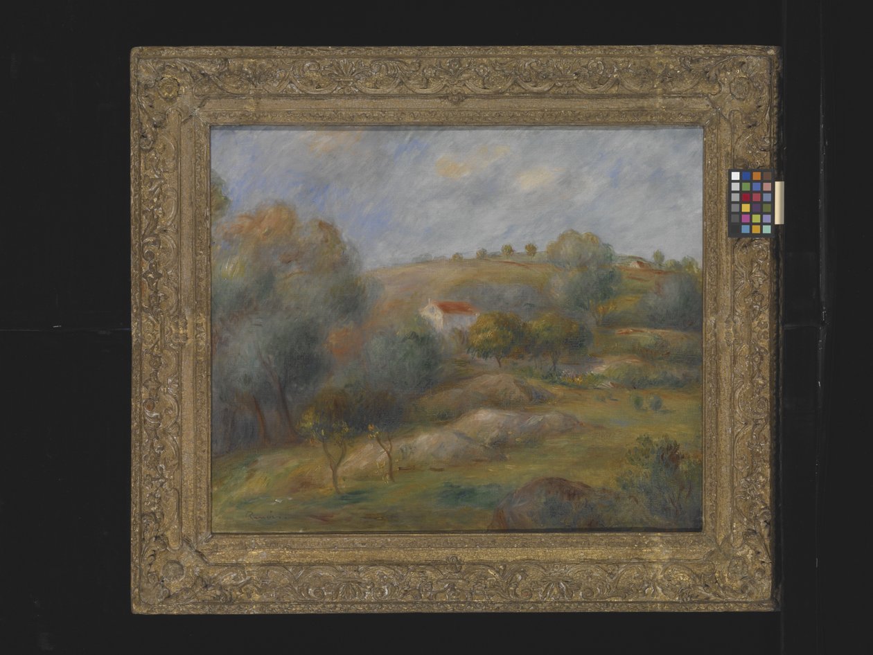 Springtime In Essoyes (olja på duk) av Pierre Auguste Renoir