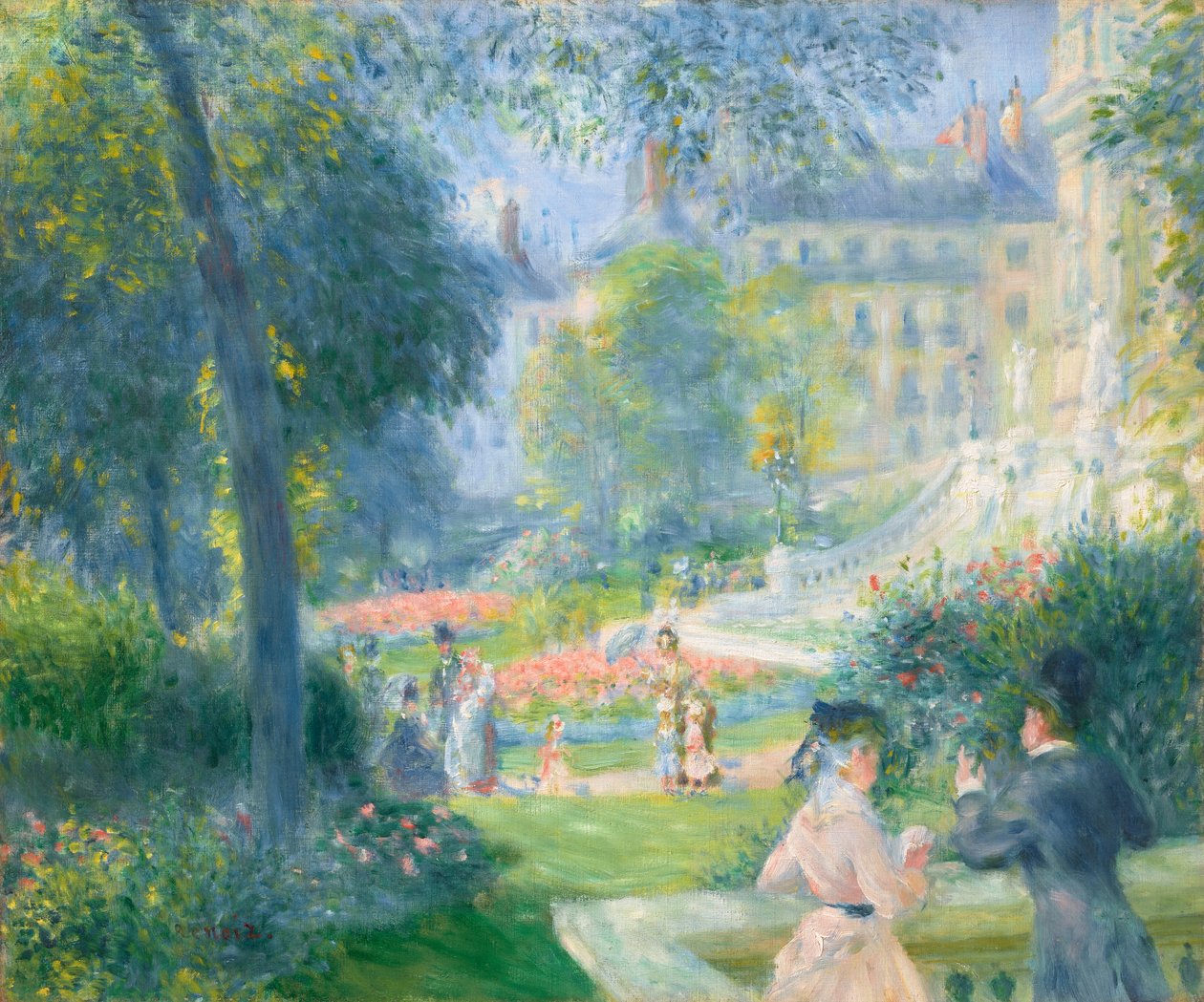 Square de la Trinité av Pierre Auguste Renoir
