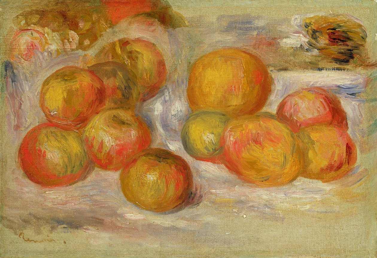 Stilleben med äpplen, c.1898 av Pierre Auguste Renoir