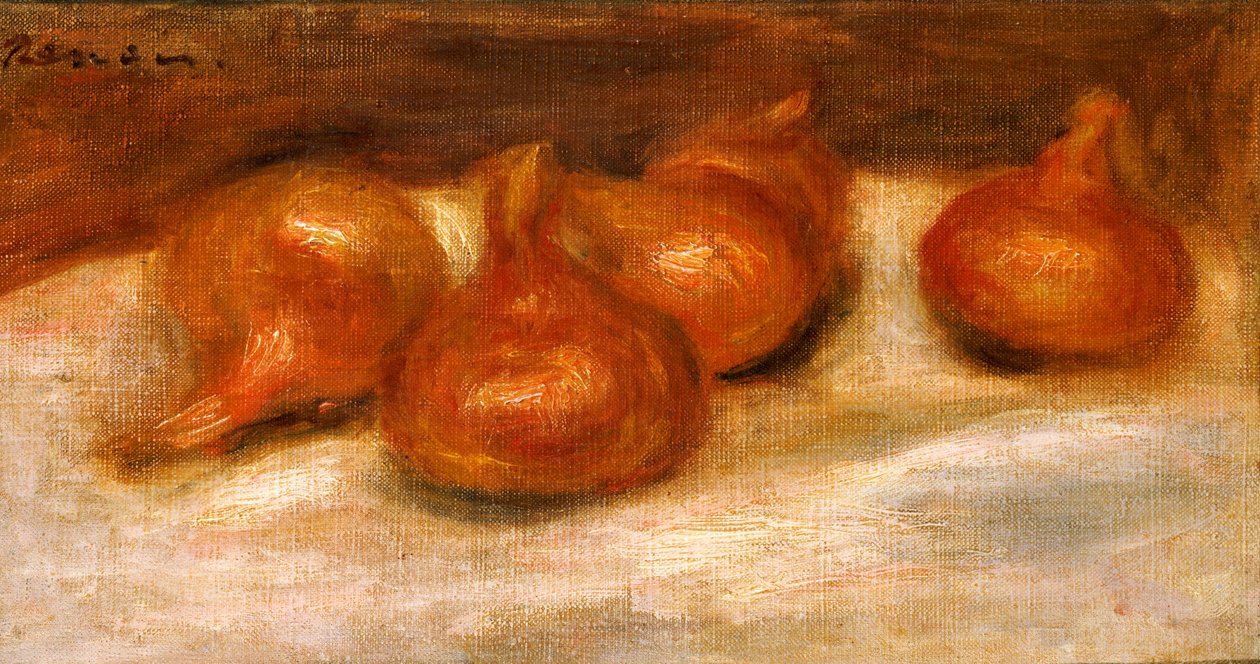 Stilleben med granatäpplen av Pierre Auguste Renoir