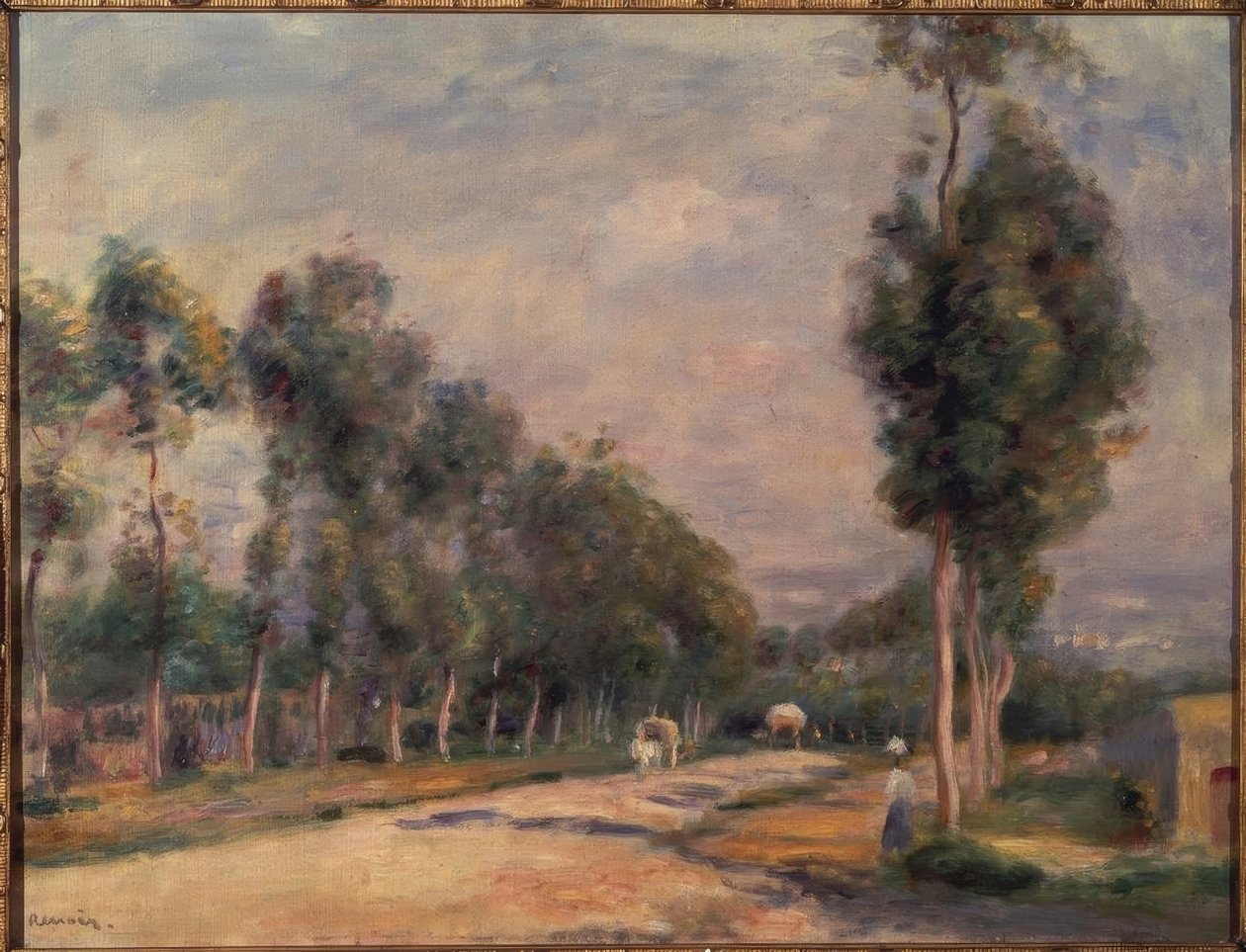 Gatan vid Louveciennes av Pierre Auguste Renoir