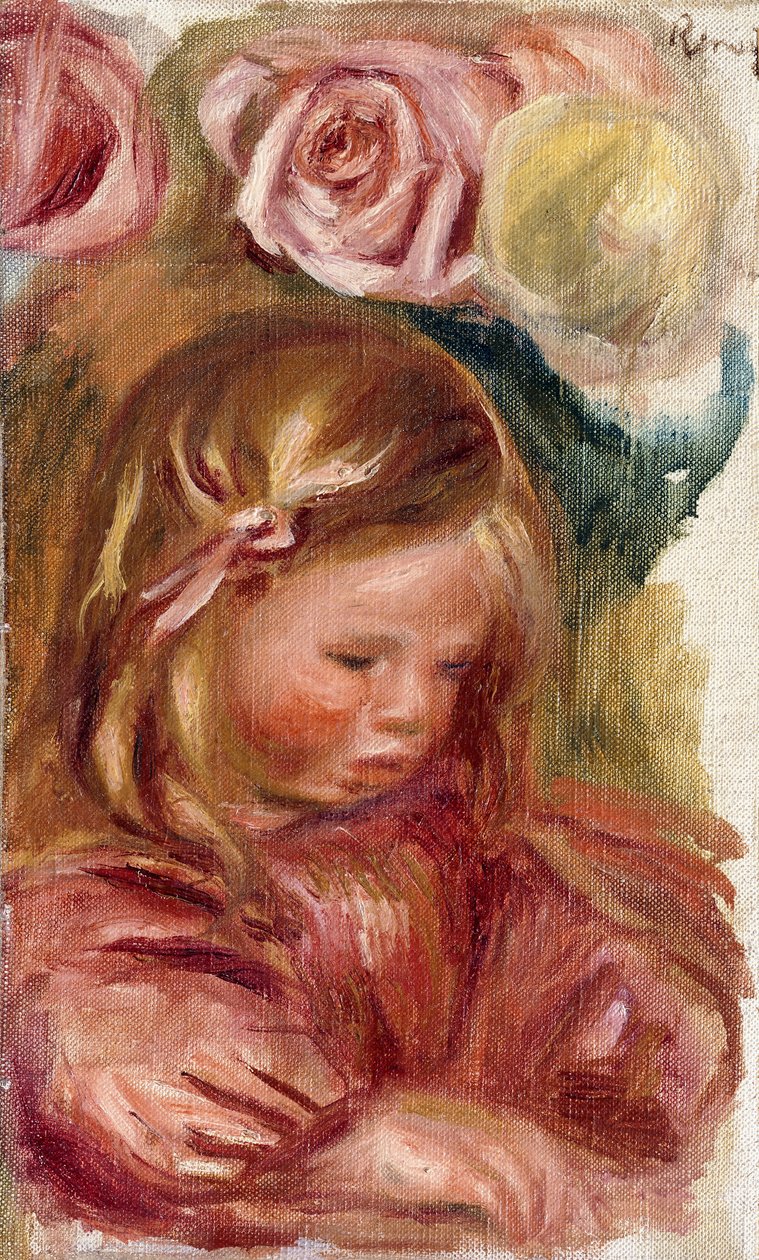 Studera, Coco in the Roses, av Pierre Auguste Renoir