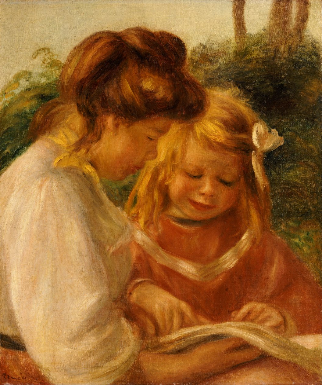 Alfabetet, Jean och Gabrielle av Pierre Auguste Renoir