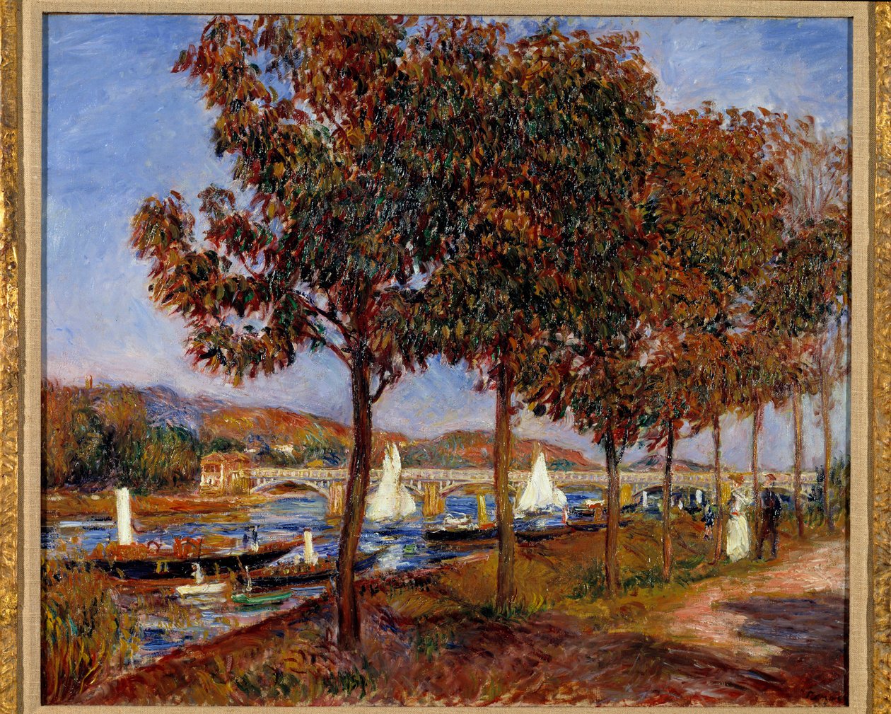 Argenteuilbron. Målning av Pierre Auguste Renoir (1841-1919) av Pierre Auguste Renoir