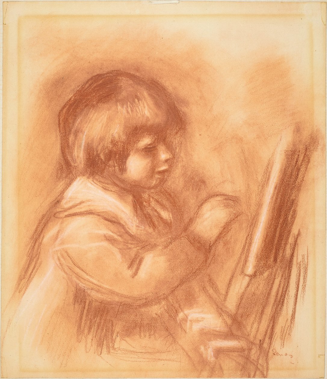 Konstnärens son Claude eller Coco, ca. 1906. av Pierre Auguste Renoir