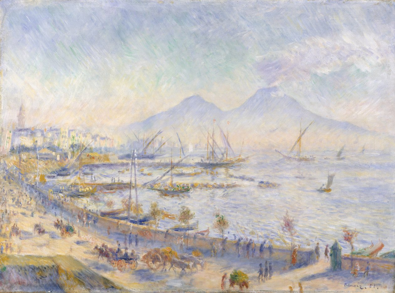 Neapelbukten, 1881 av Pierre Auguste Renoir