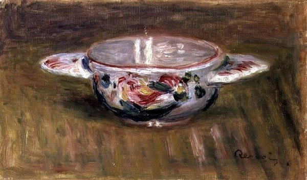 Bägaren (olja på duk) av Pierre Auguste Renoir