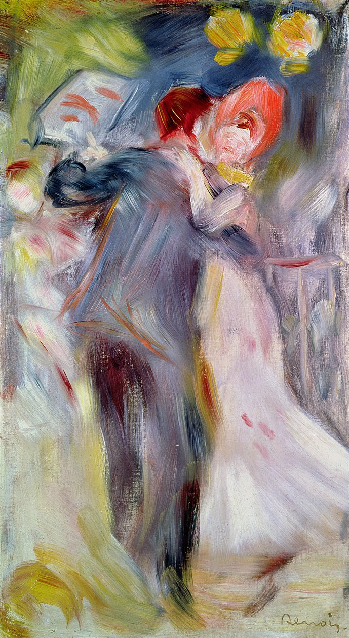 Dansen på landet, c.1882-3 av Pierre Auguste Renoir