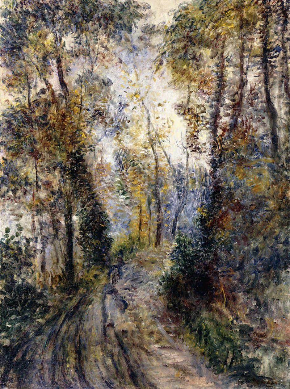 Skogsstigen, 1871 av Pierre Auguste Renoir