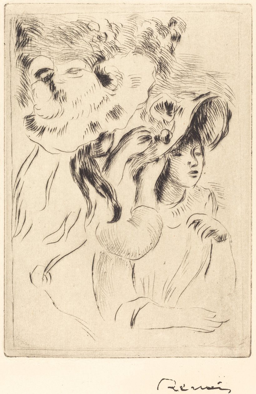 Hattnålen Hattnålen, 1894. av Pierre Auguste Renoir