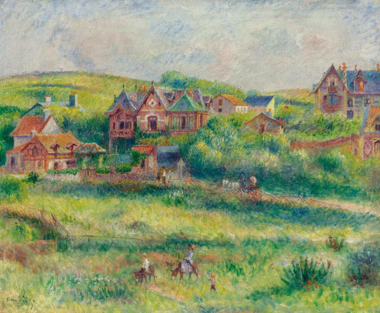Blanche Piersons hus, Pourville av Pierre Auguste Renoir