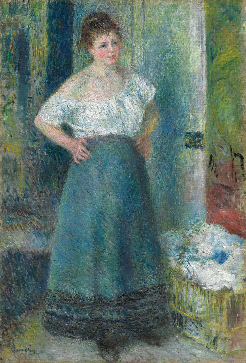 Tvätterskan av Pierre Auguste Renoir