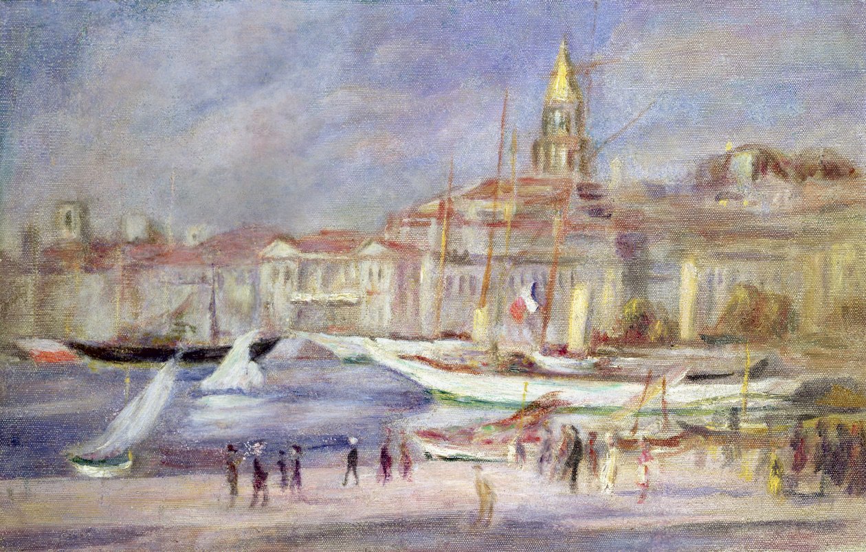 Gamla hamnen i Marseille, ca 1912 av Pierre Auguste Renoir