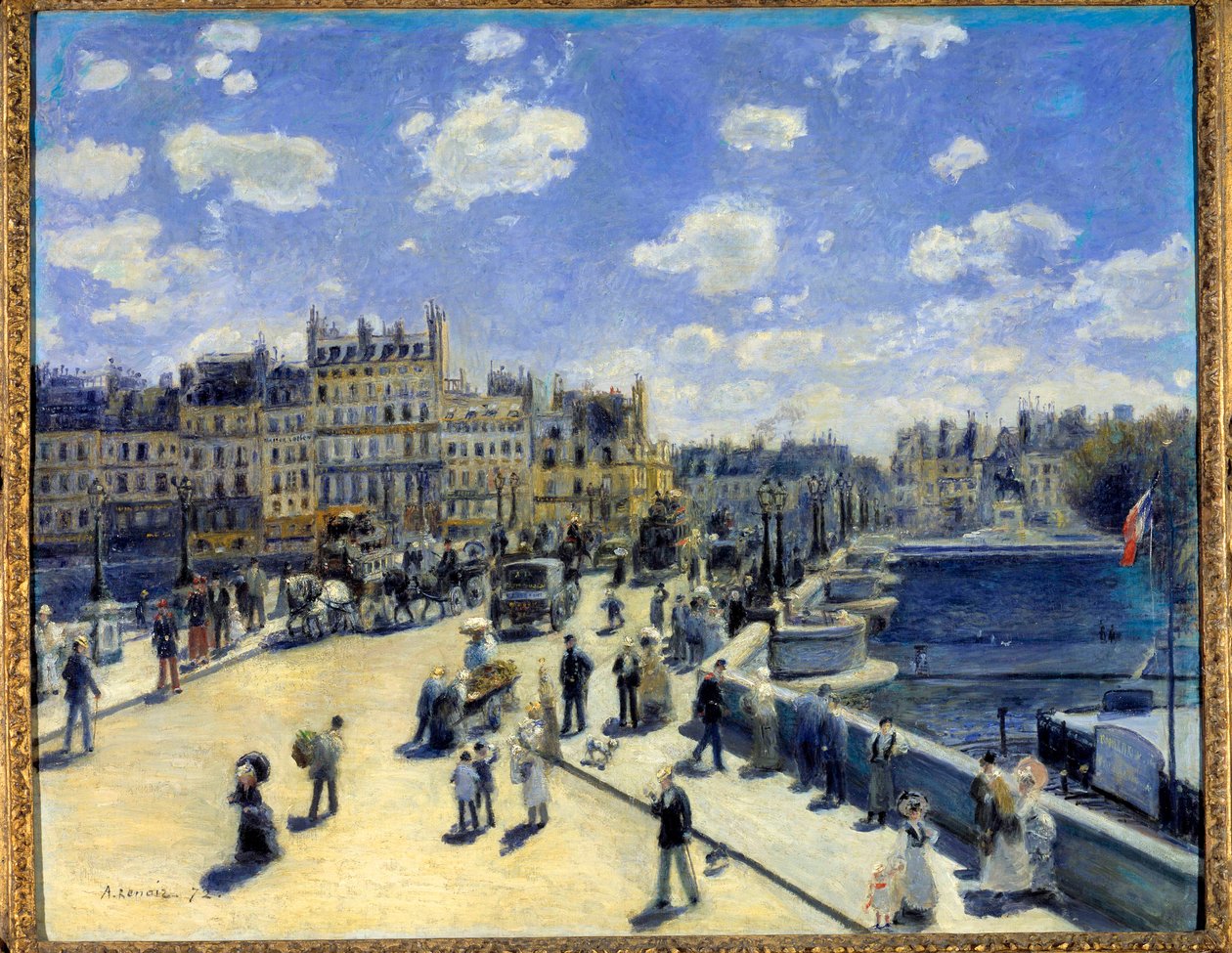 Pont Neuf i Paris av Pierre-Auguste Renoir