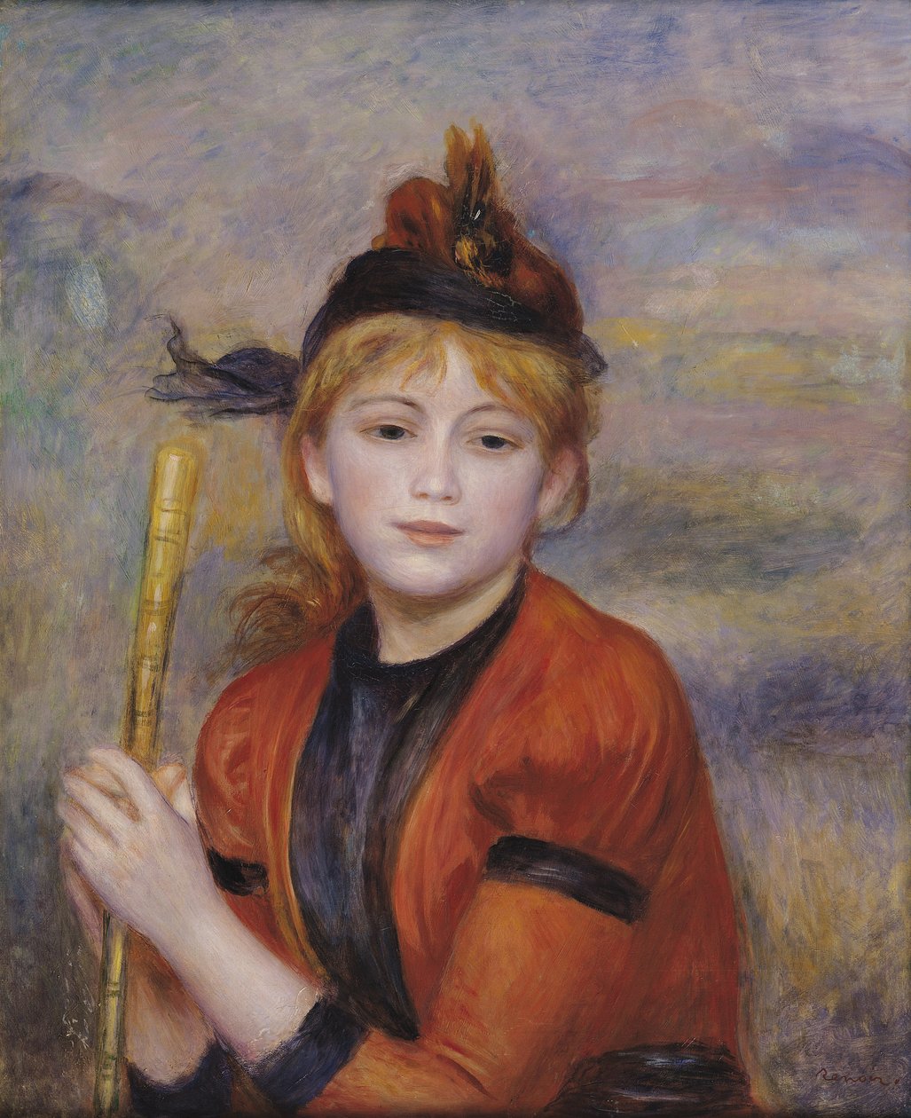 The Rambler, ca 1895 (olja på duk) av Pierre Auguste Renoir