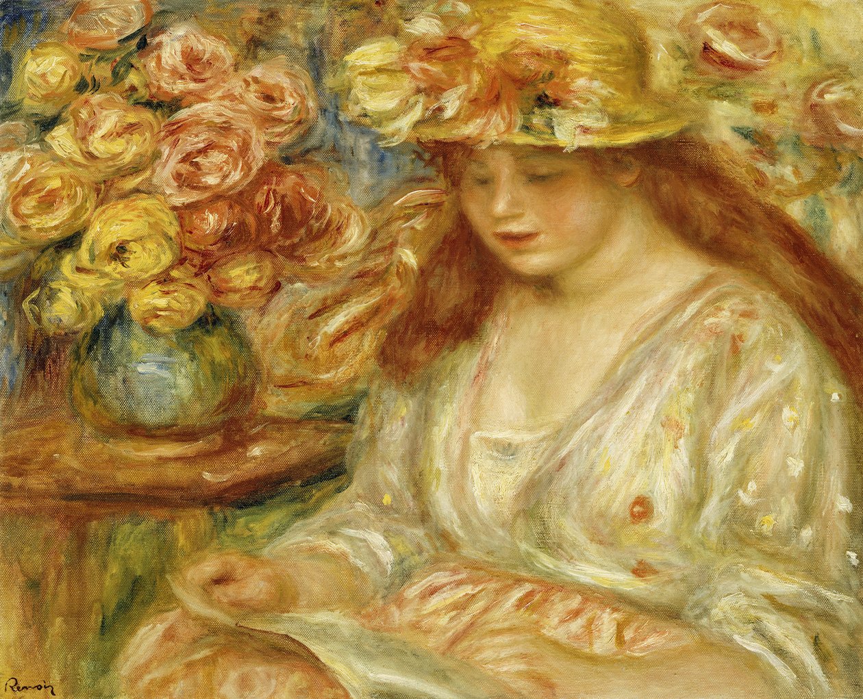 Läsaren av Pierre Auguste Renoir
