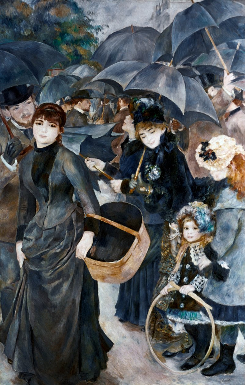 Paraplyerna, 1881-1886 av Pierre Auguste Renoir