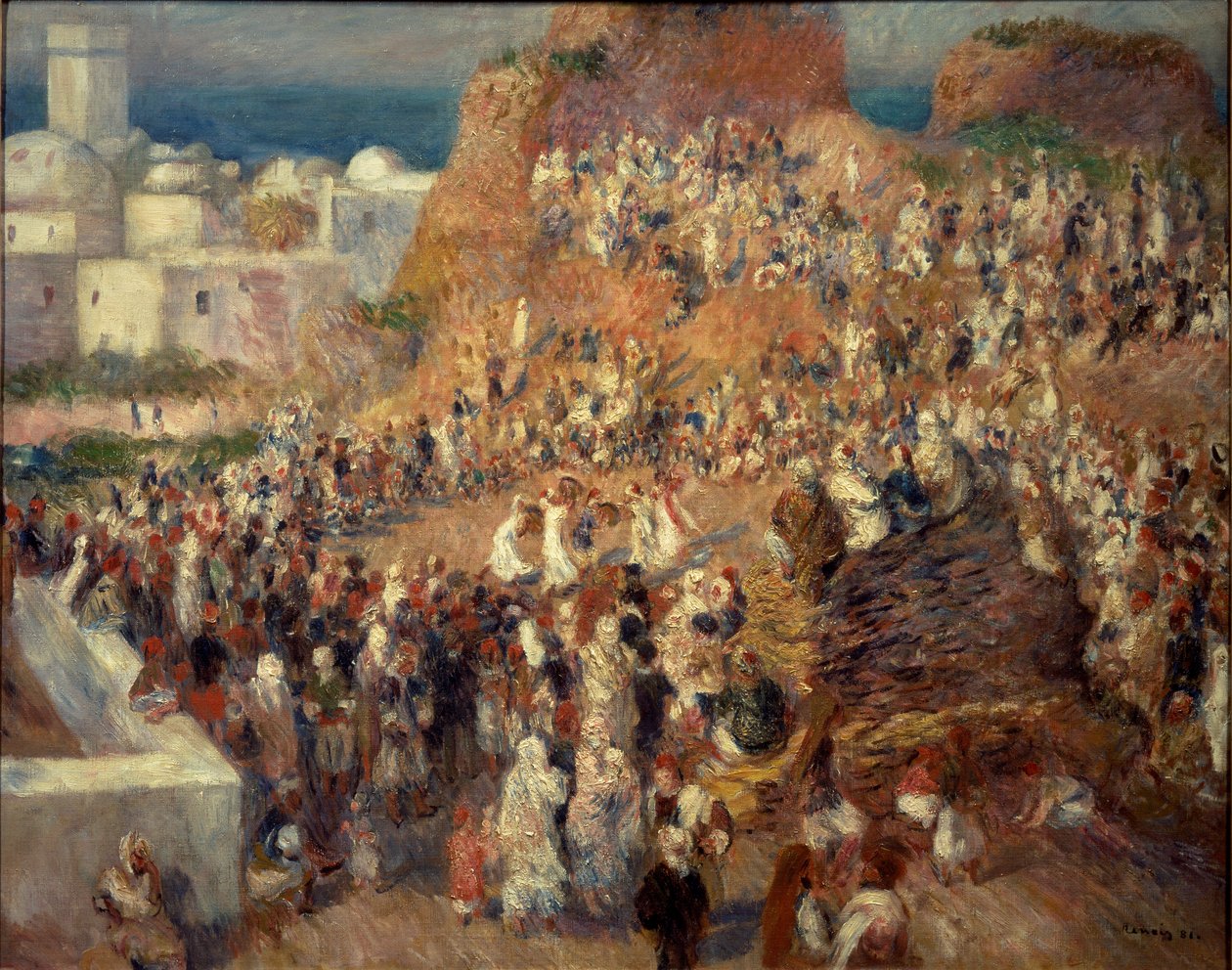 Moskén eller den arabiska festivalen i Alger av Pierre Auguste Renoir