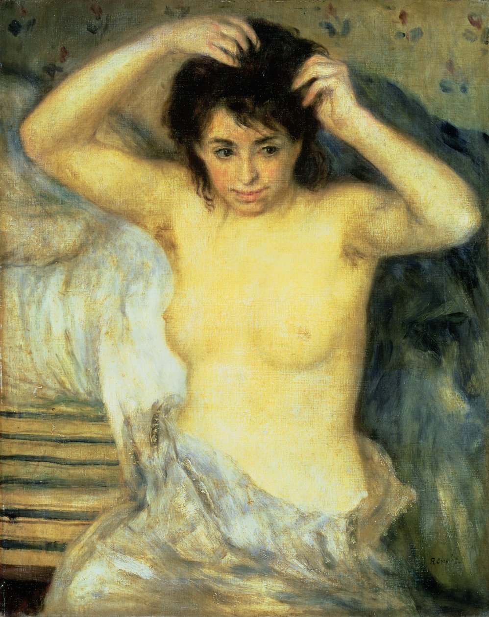 Torso, eller Before the Bath, ca 1873-75 (olja på duk) av Pierre Auguste Renoir