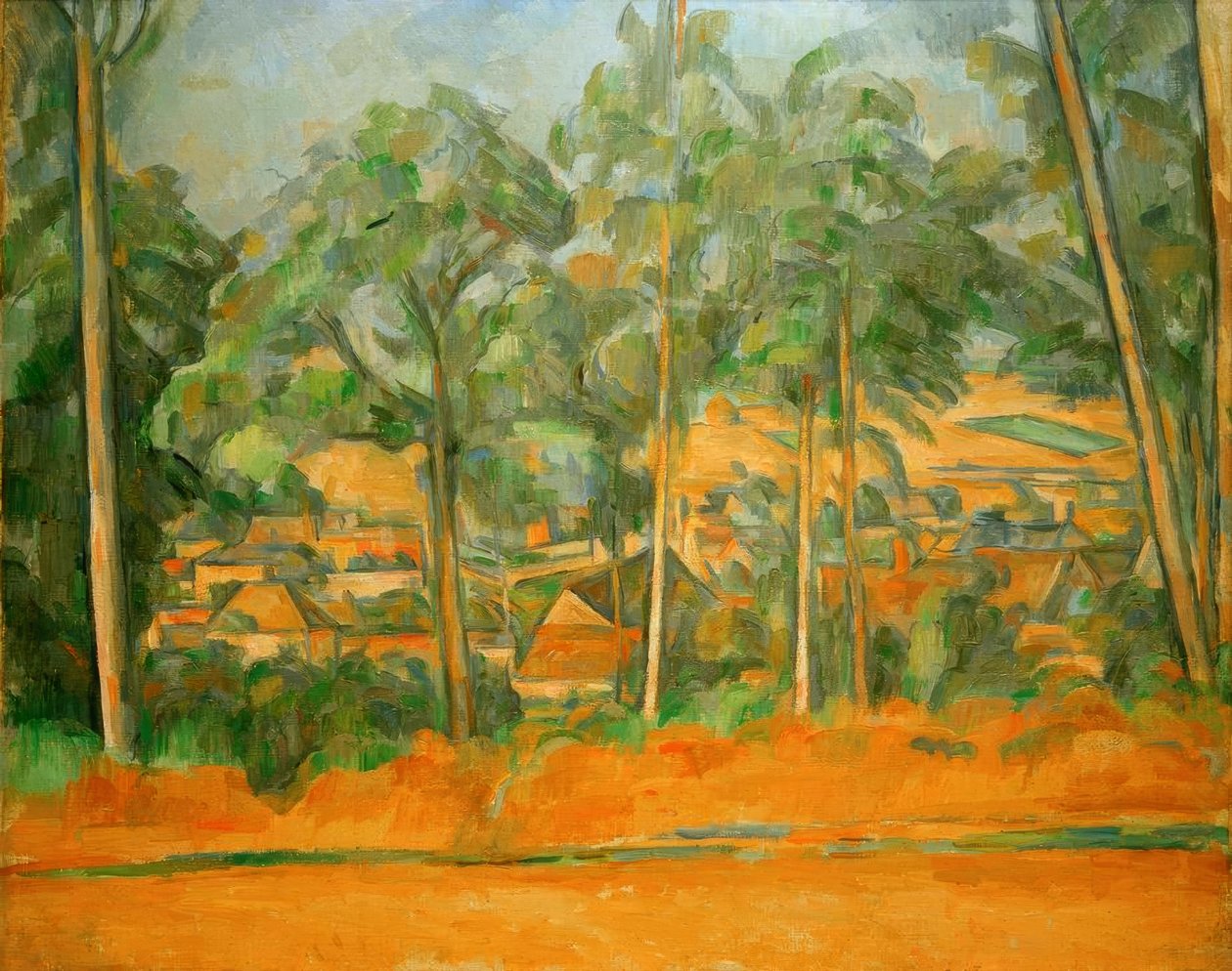 Huvud av en ung kvinna (Porträtt av Gabrielle) av Pierre Auguste Renoir