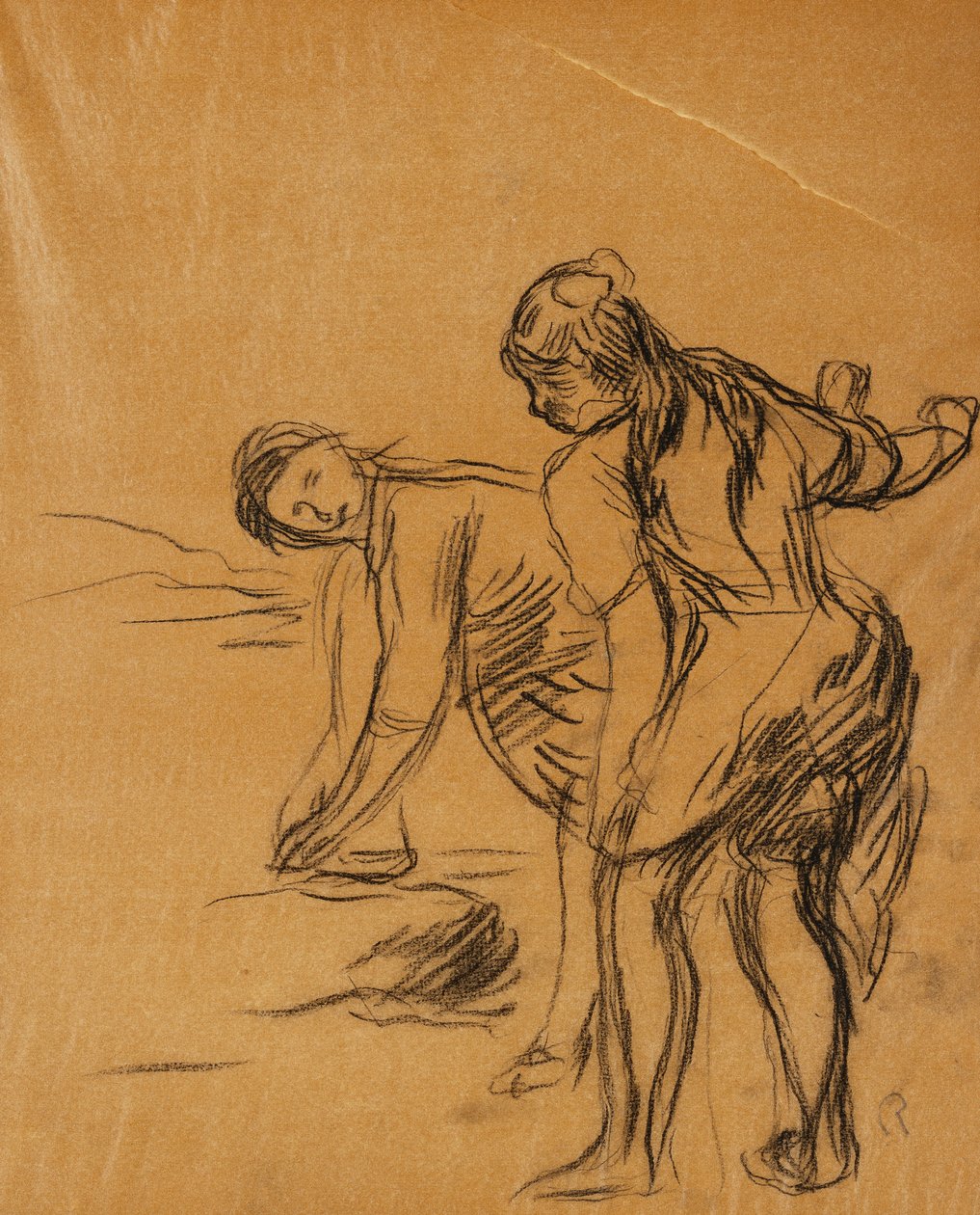 Två dansare; två dansare, av Pierre Auguste Renoir