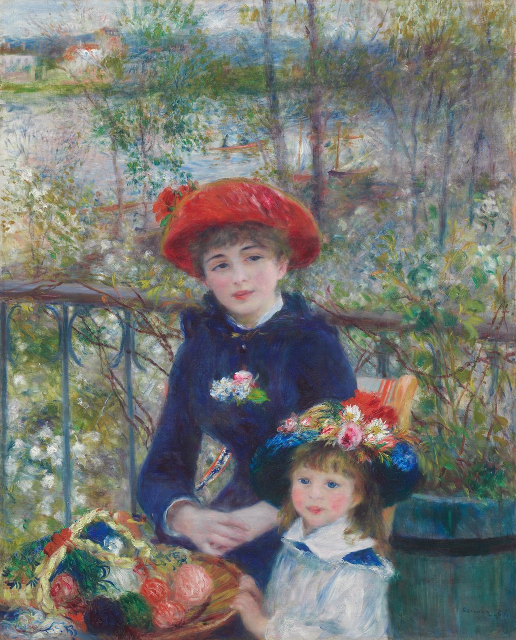 Två systrar (på terrassen) av Pierre Auguste Renoir