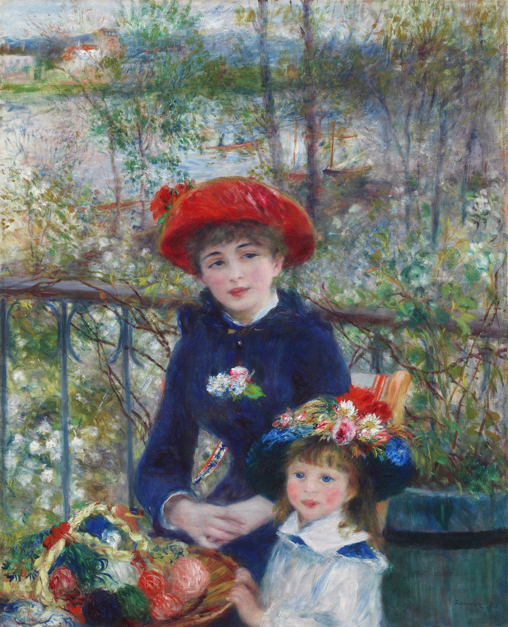 Två systrar (på terrassen) av Pierre Auguste Renoir