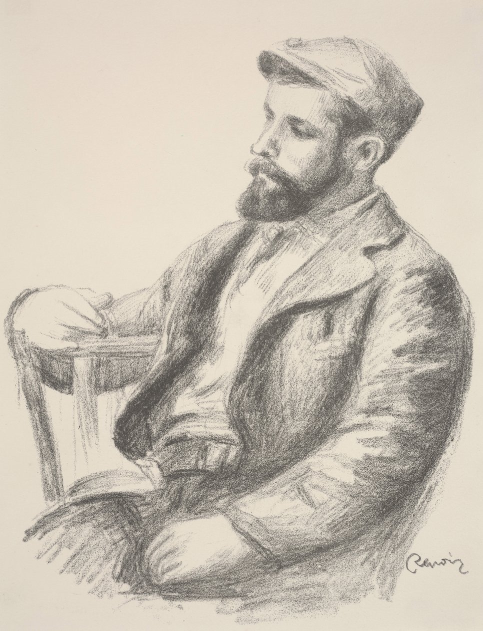 Power Porträtt av Pierre Auguste Renoir