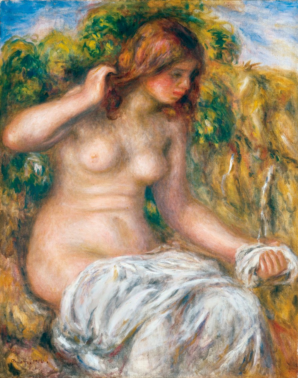 Kvinna efter våren, 1914 av Pierre Auguste Renoir