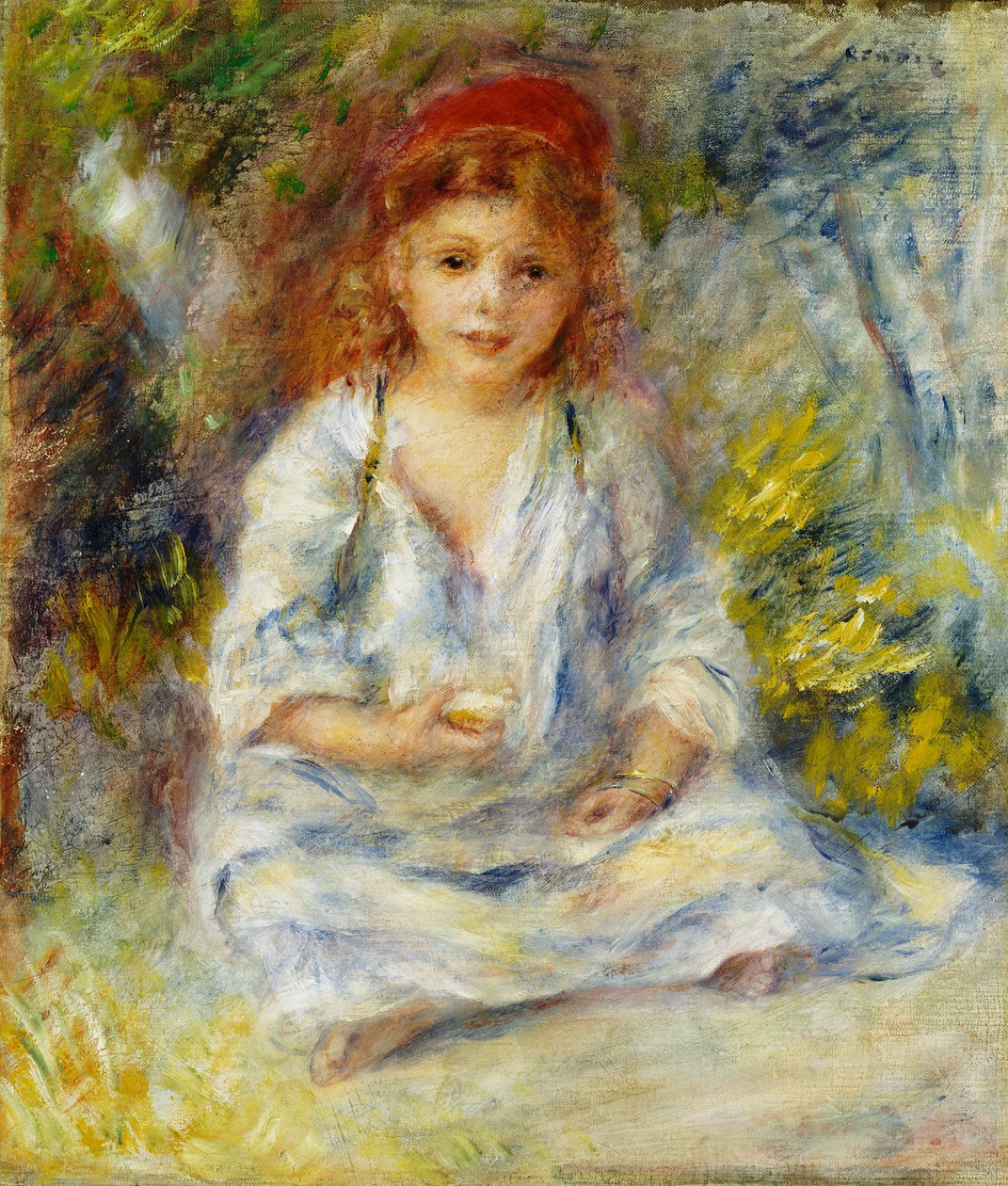 Ung algerisk flicka, ca 1881 av Pierre Auguste Renoir