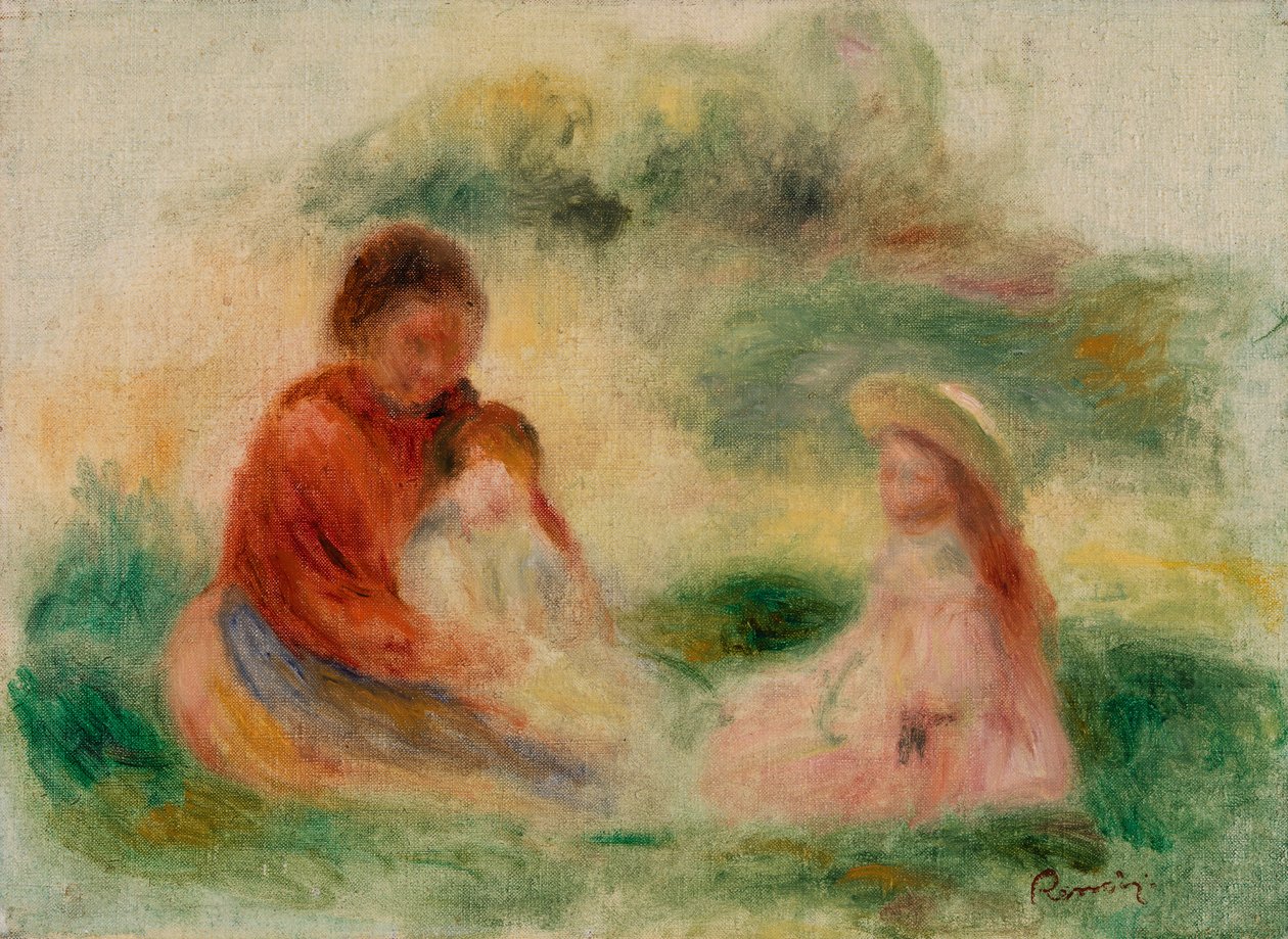 Ung familj av Pierre Auguste Renoir