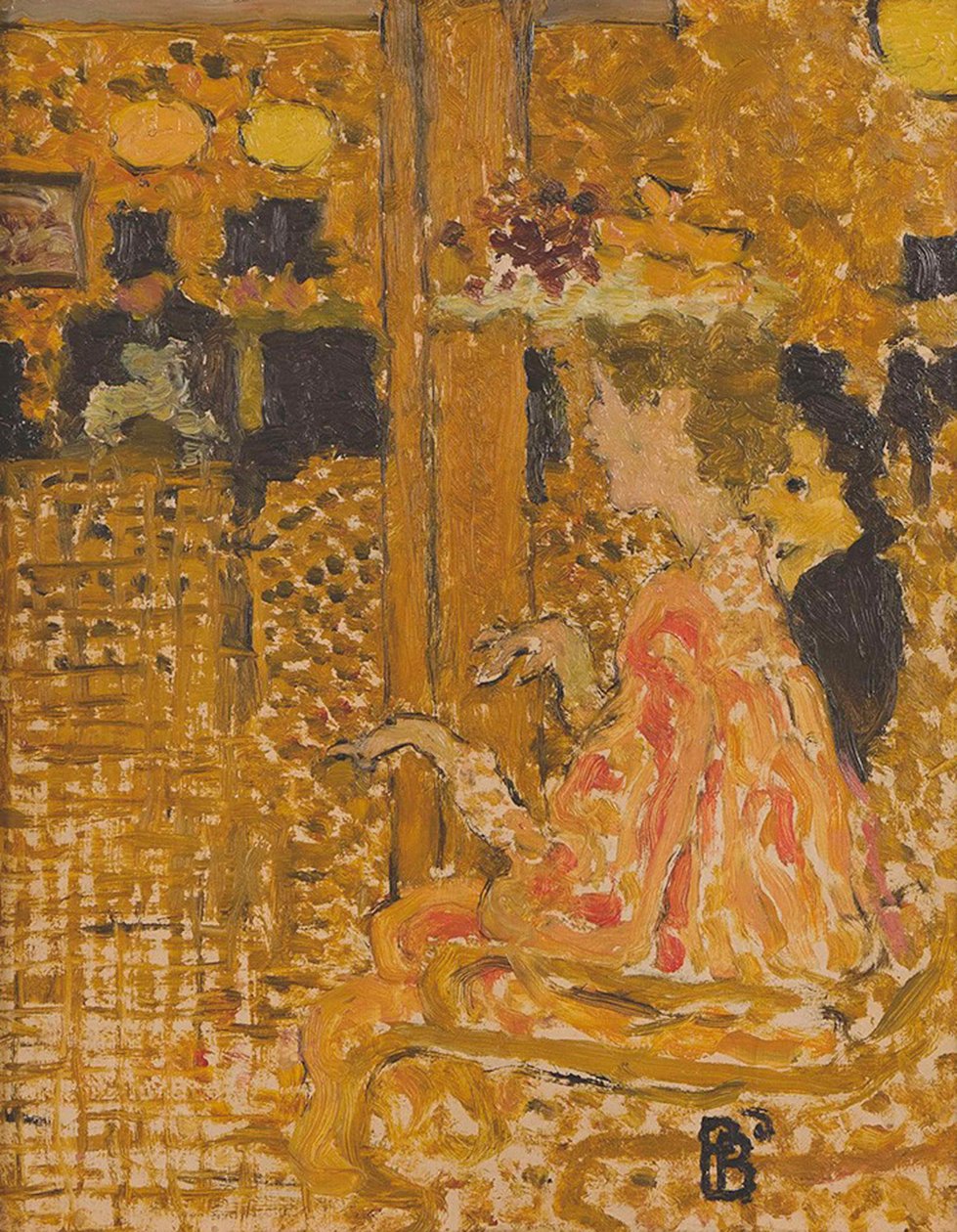 I baren, 1892. av Pierre Bonnard