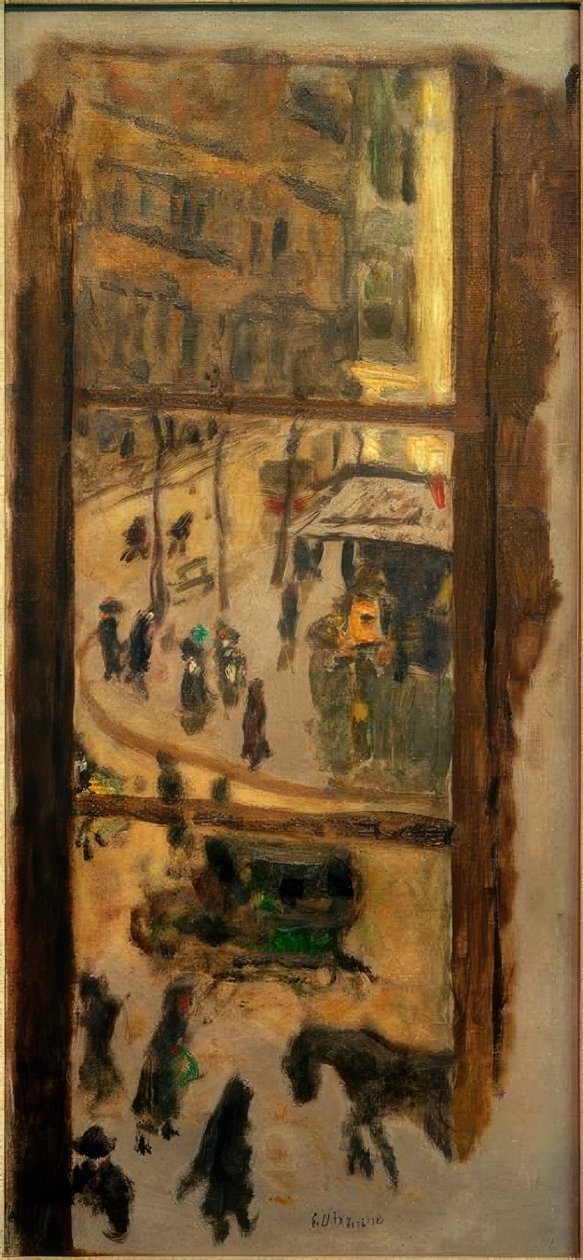 Genom fönstren av Pierre Bonnard