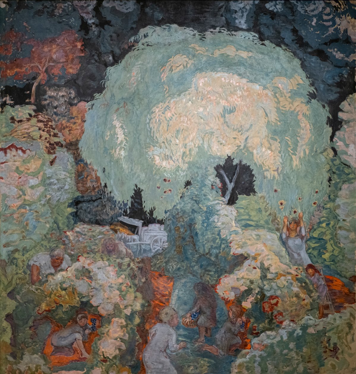 Höst. Fruktplockning av Pierre Bonnard