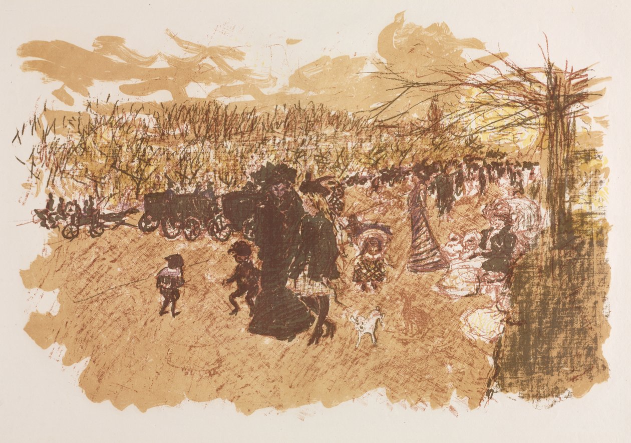 Avenue i Bois de Boulogne av Pierre Bonnard