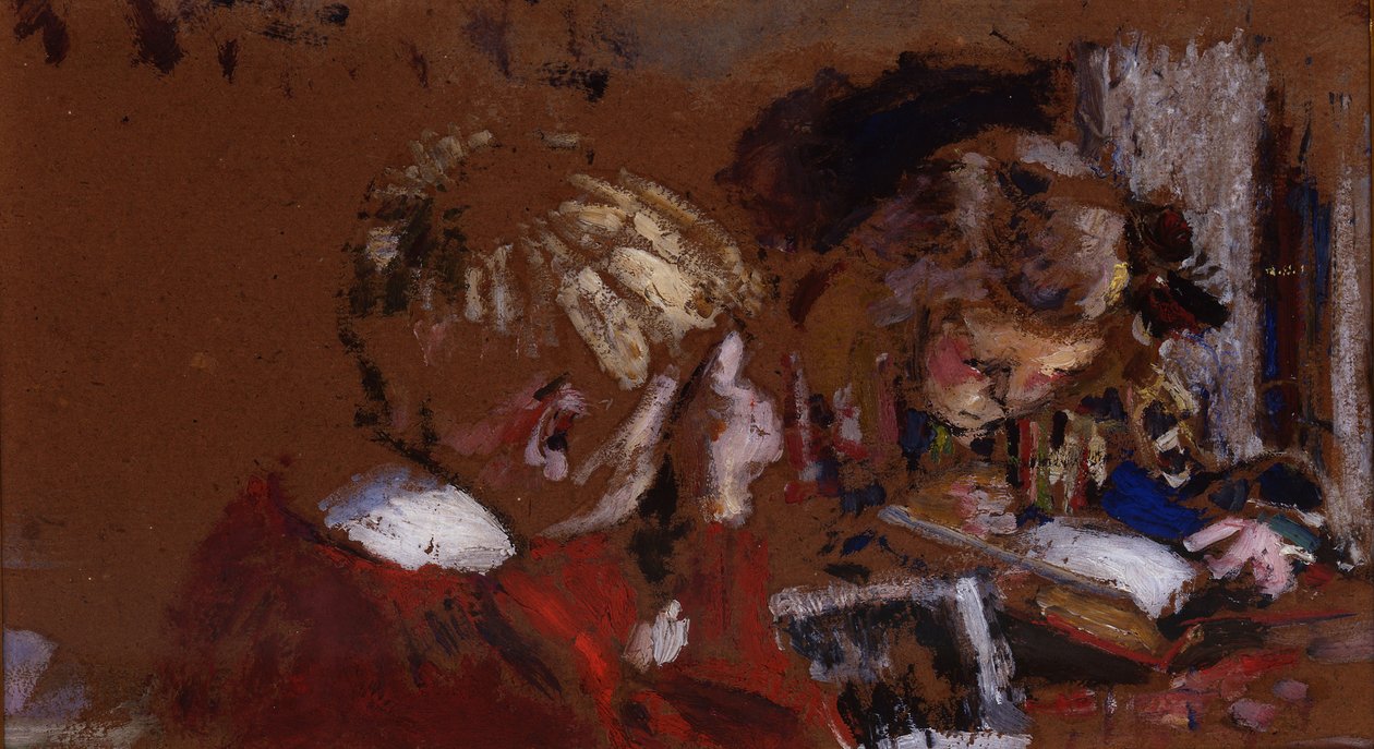 Barn som läser av Pierre Bonnard