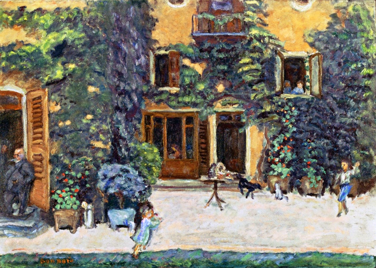 Barn i trädgården, 1905 av Pierre Bonnard