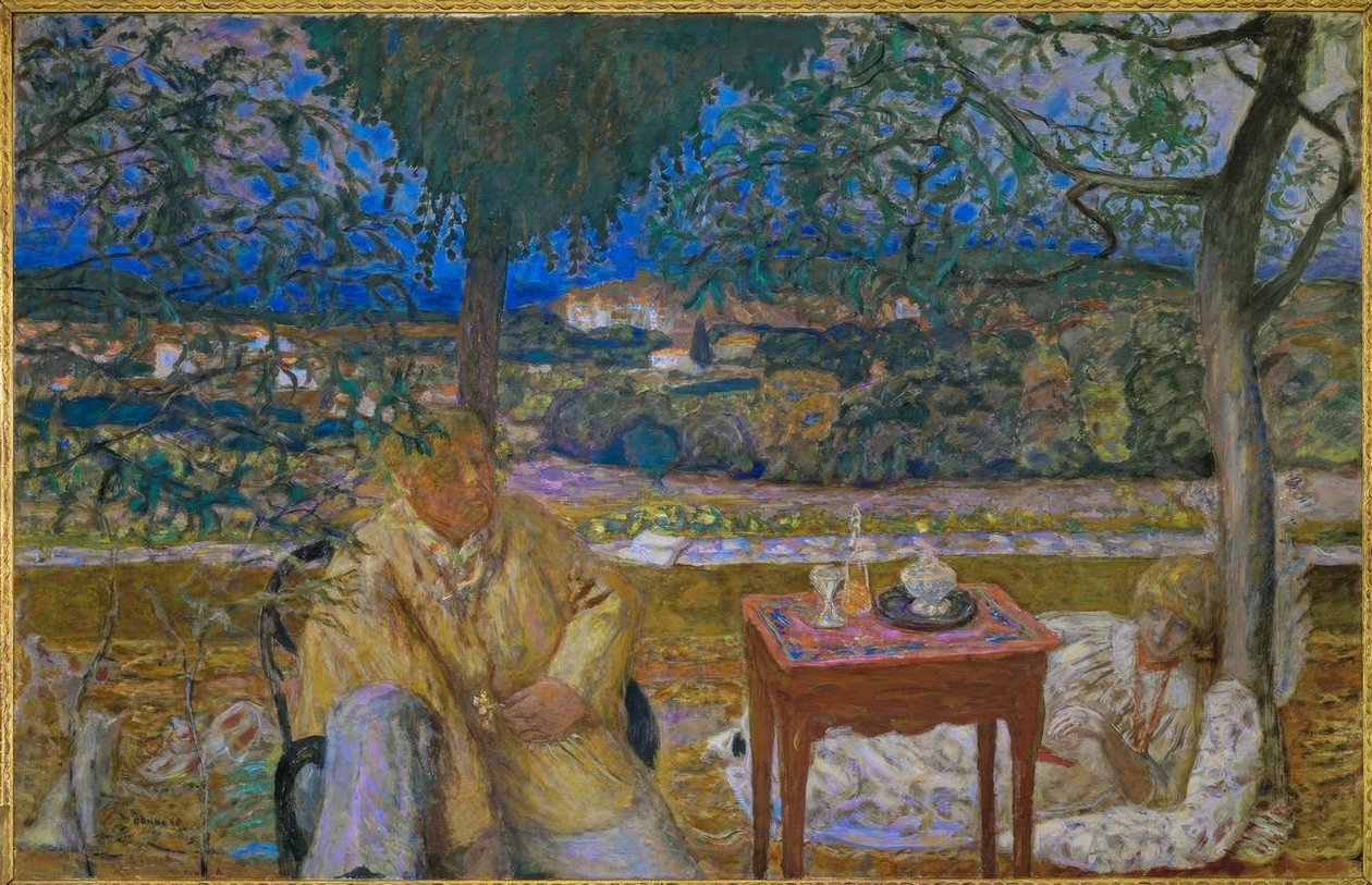 Samtal provencalsk av Pierre Bonnard