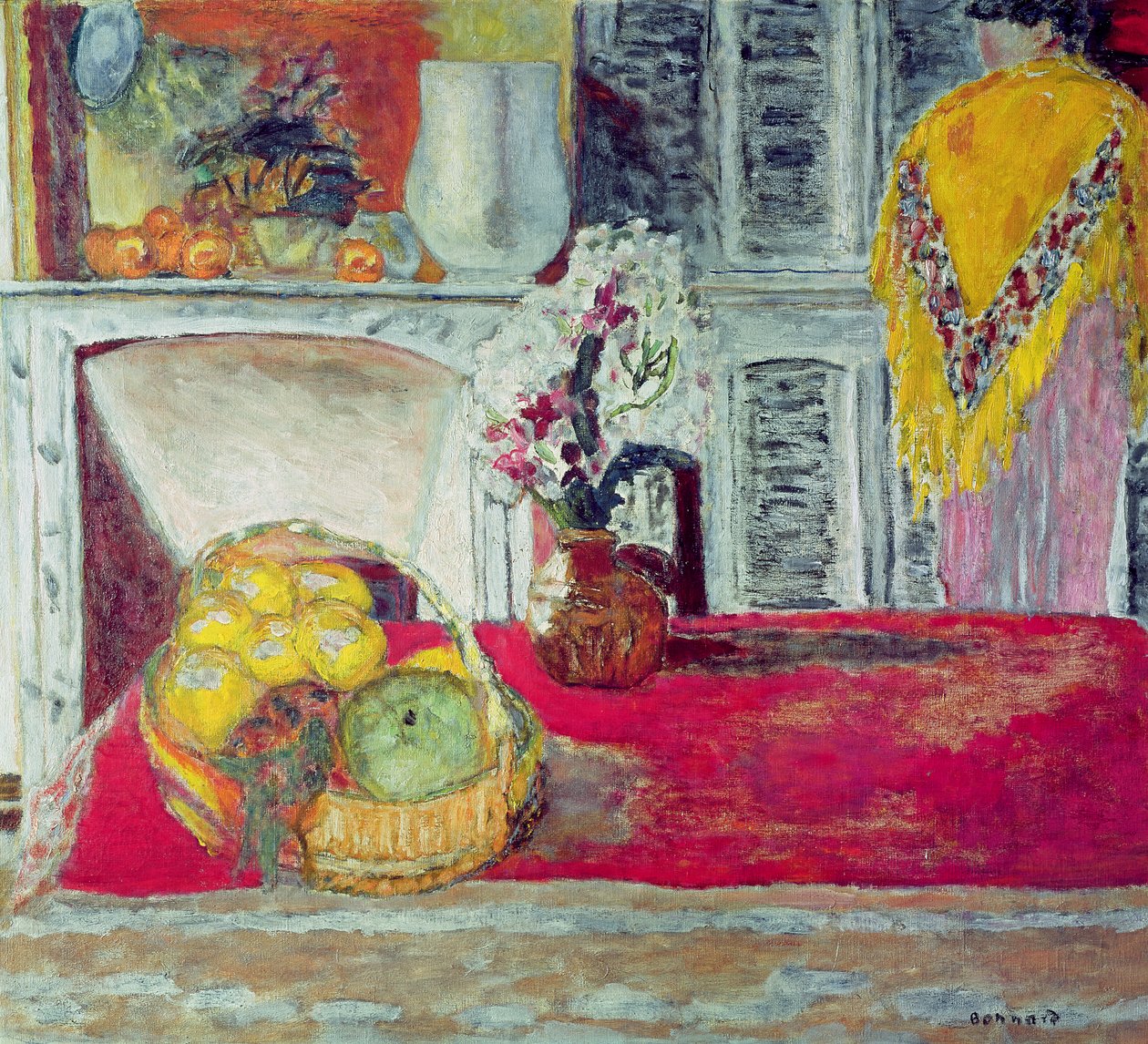 Hörn av matsalen på Le Cannet, c.1932 av Pierre Bonnard