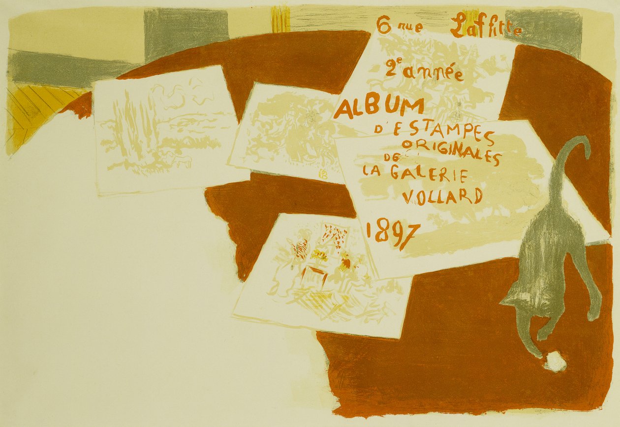 Omslag till "Album med originaltryck från Vollard Gallery"; "Album med originaltryck från Vollard Gallery" av Pierre Bonnard