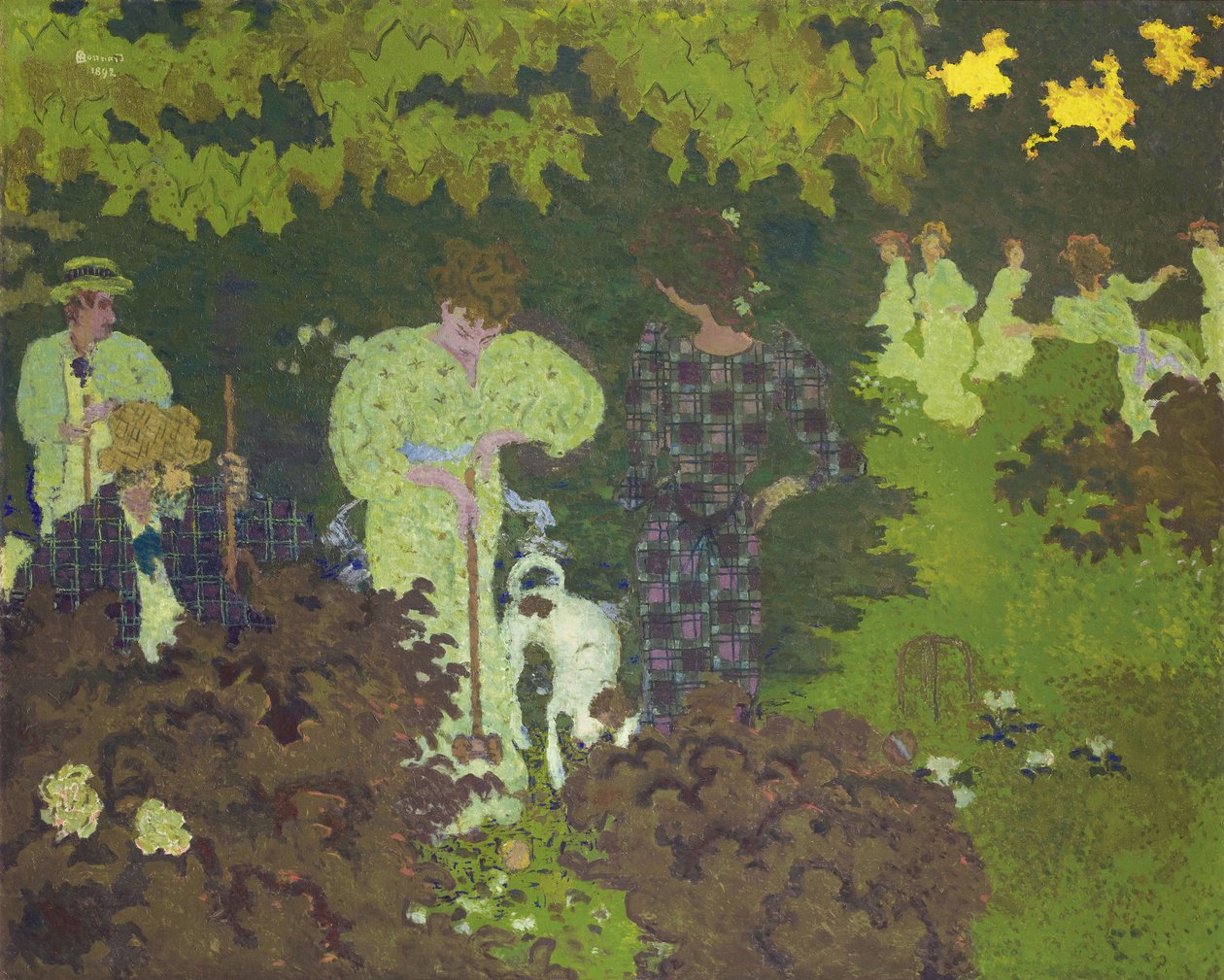 Krocket, 1892 av Pierre Bonnard