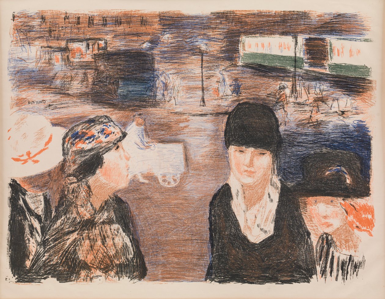 Danska:  Place Clichy av Pierre Bonnard