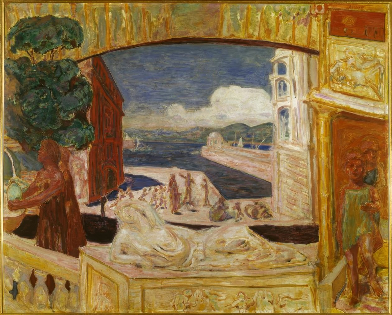Monument eller Medelhavet av Pierre Bonnard