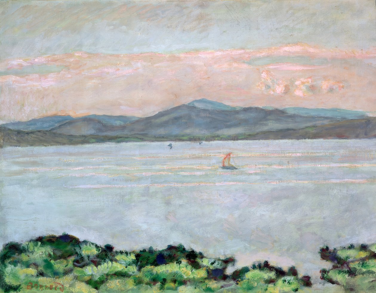 Saint-Tropezbukten av Pierre Bonnard